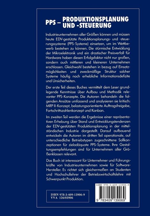 Produktbild: PPS Produktionsplanung und -steuerung