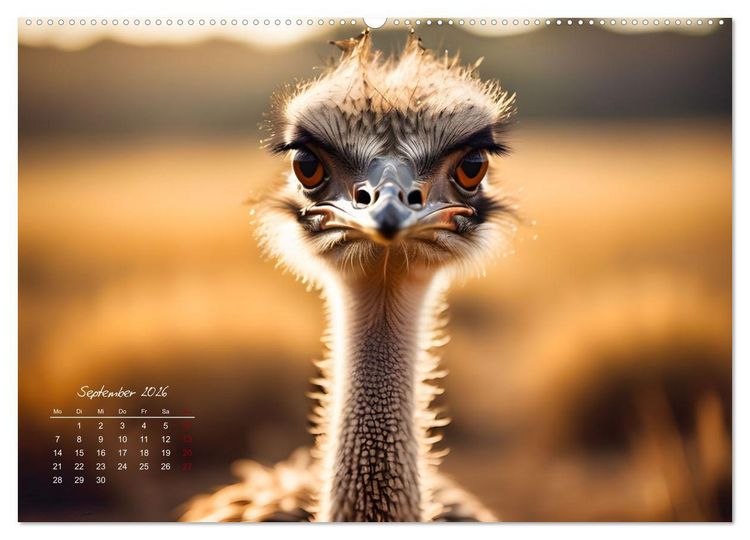 Produktbild: Afrikas vielf&auml;ltige Vogelwelt (Wandkalender 2026 DIN A2 quer), CALVENDO Monatskalender