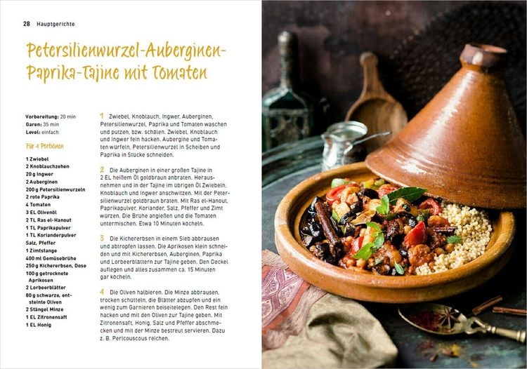 Produktbild: Die besten Rezepte Tajine vegetarisch