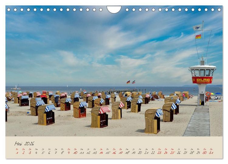 Produktbild: Liebenswertes Travem&uuml;de (Wandkalender 2026 DIN A4 quer), CALVENDO Monatskalender