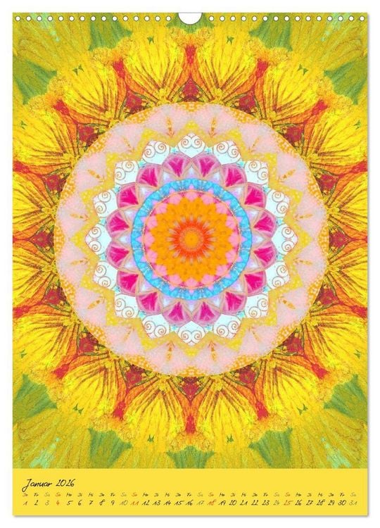 Produktbild: Mandala Energien (Wandkalender 2026 DIN A3 hoch), CALVENDO Monatskalender