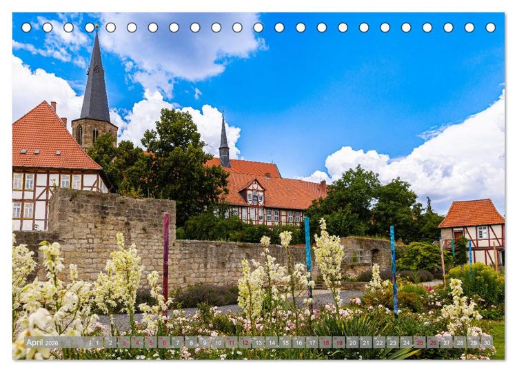 Produktbild: Ein Blick auf Duderstadt (Tischkalender 2026 DIN A5 quer), CALVENDO Monatskalender