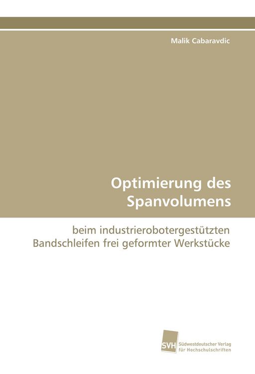 Produktbild: Optimierung des Spanvolumens