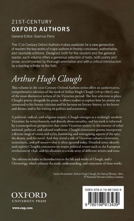 Produktbild: Arthur Hugh Clough
