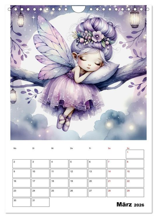 Produktbild: Schlummernde Magie (Wandkalender 2026 DIN A4 hoch), CALVENDO Monatskalender