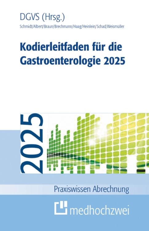 Produktbild: Kodierleitfaden für die Gastroenterologie 2025