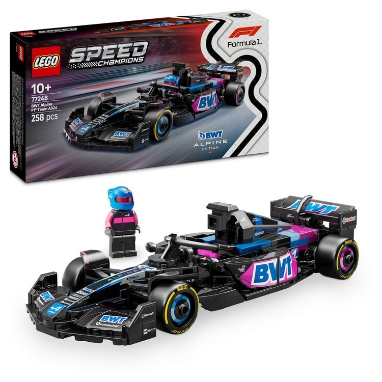 Produktbild: LEGO Speed Champions BWT Alpine F1 Team A524 Rennauto Spielzeug 77248