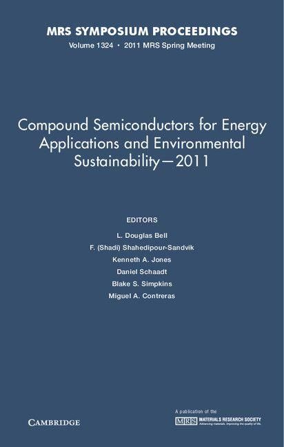 Produktbild: Compound Semiconductors for Energy Applications and Environmental Sustainability-2011
