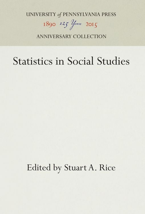 Produktbild: Statistics in Social Studies