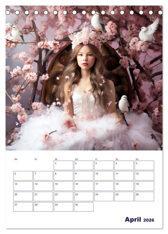 Produktbild: Die lebhafte Jahreszeiten! (Tischkalender 2026 DIN A5 hoch), CALVENDO Monatskalender