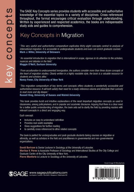 Produktbild: Key Concepts in Migration