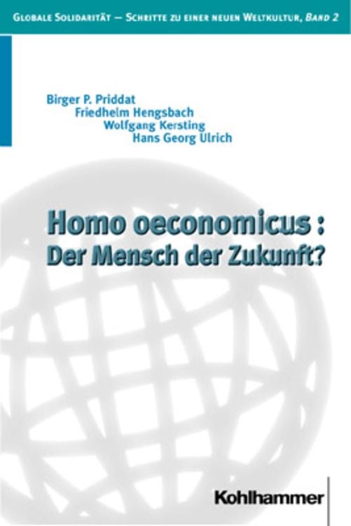 Produktbild: Homo oeconomicus: Der Mensch der Zukunft?