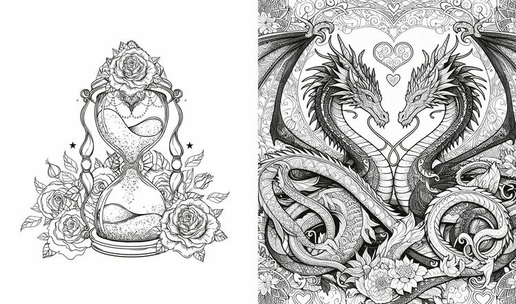 Produktbild: Romantasy Colouring Book