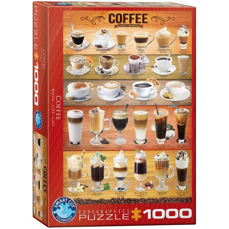 Produktbild: Puzzle 1000 Teile - Coffee