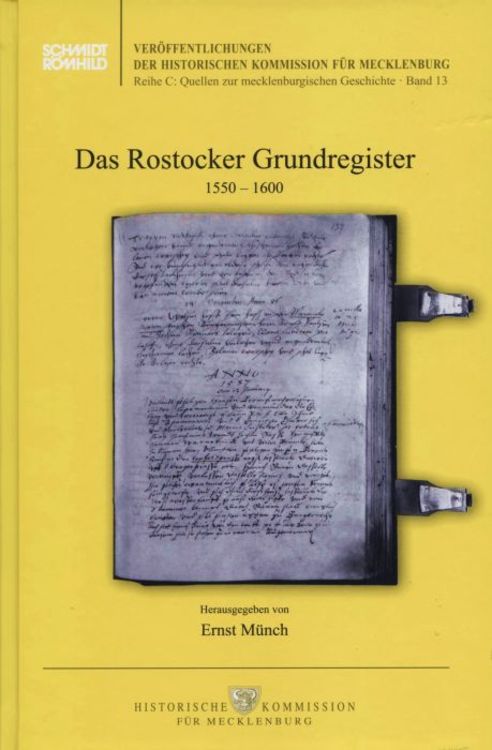 Produktbild: Das Rostocker Grundregister 1550-1600