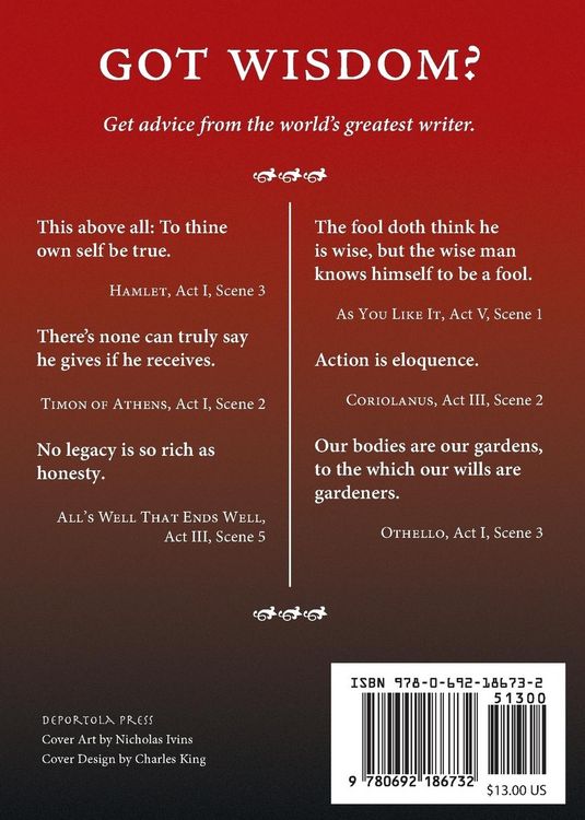 Produktbild: Shakespeare's Book of Wisdom