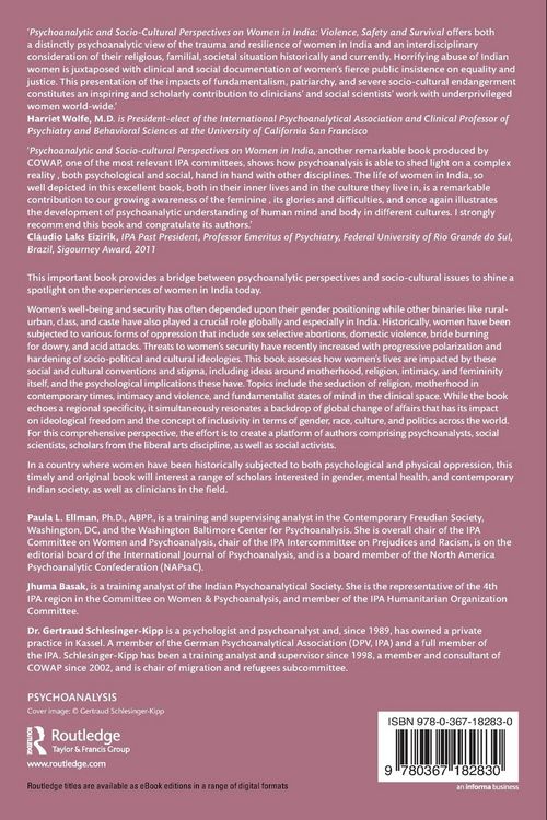 Produktbild: Psychoanalytic and Socio-Cultural Perspectives on Women in India
