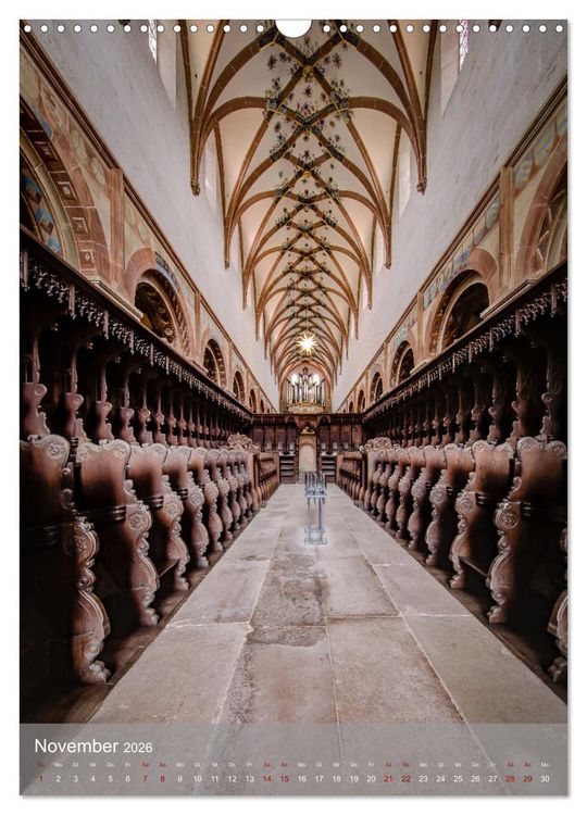 Produktbild: Kloster Maulbronn - Alte Mauern (Wandkalender 2026 DIN A3 hoch), CALVENDO Monatskalender