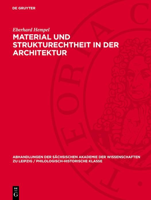 Produktbild: Material und Strukturechtheit in der Architektur