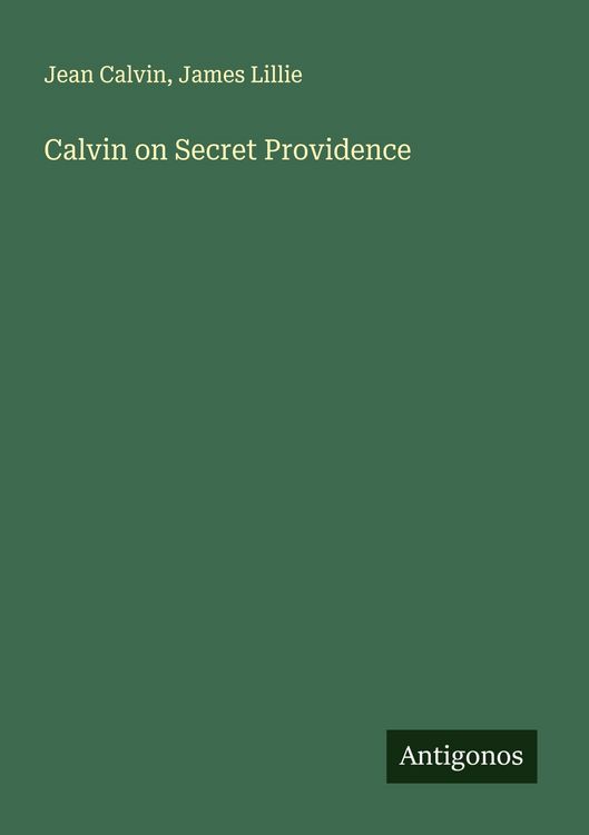 Produktbild: Calvin on Secret Providence