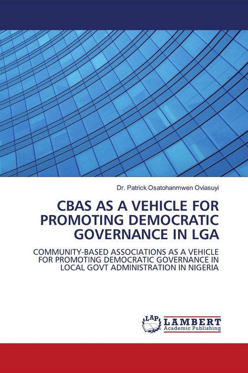 Produktbild: Cbas As a Vehicle For Promoting Democratic Governance in Lga
