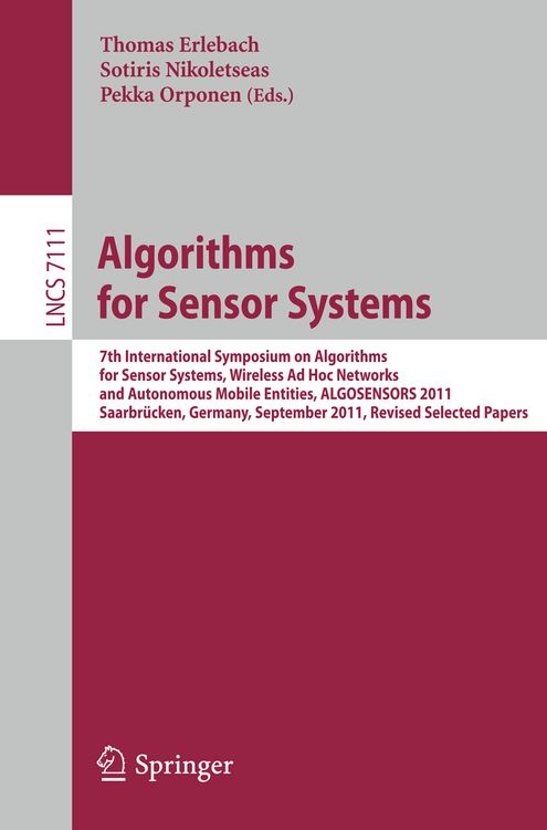 Produktbild: Algorithms for Sensor Systems