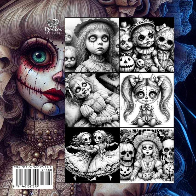 Produktbild: Creepy Dolls Coloring Book for Adults