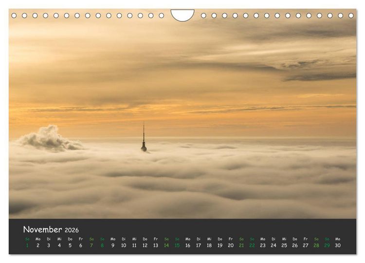 Produktbild: Pilot's-eye view - Die Welt von oben (Wandkalender 2026 DIN A4 quer), CALVENDO Monatskalender