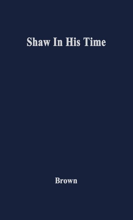 Produktbild: Shaw in His Time