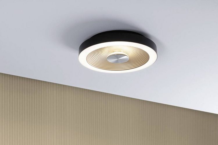 Produktbild: Paulmann 71178 Volea LED-Deckenleuchte LED 3.5 W, 13W Schwarz, Gold