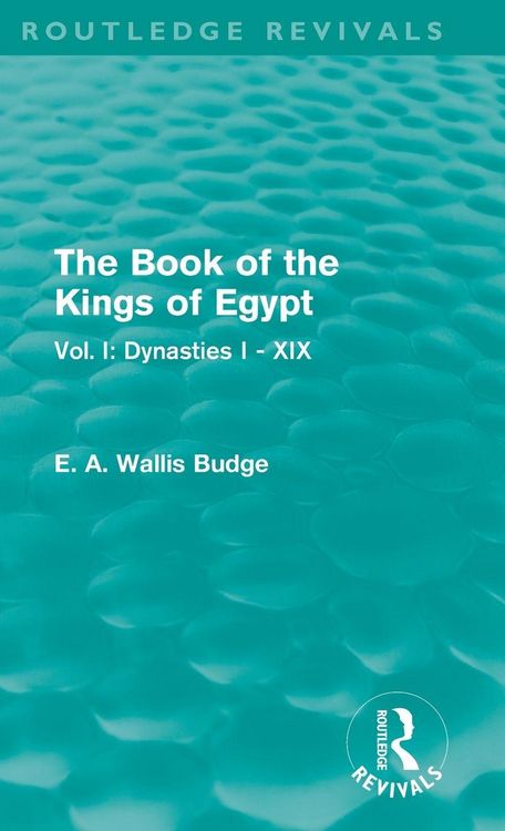 Produktbild: The Book of the Kings of Egypt (Routledge Revivals)