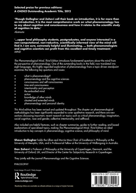 Produktbild: The Phenomenological Mind