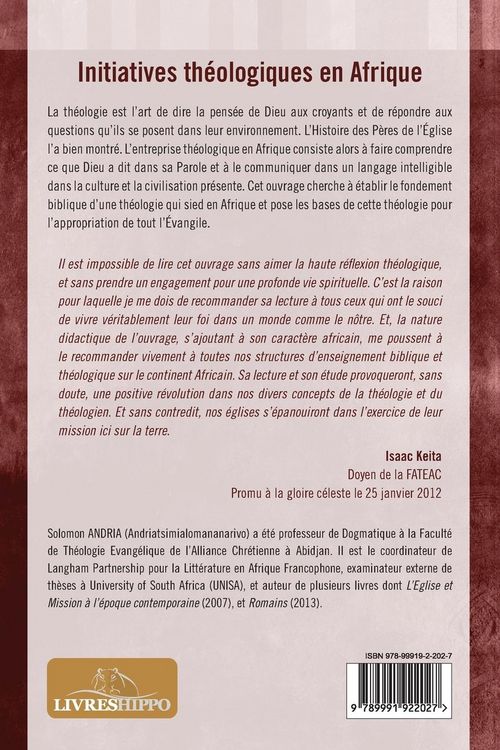 Produktbild: Initiatives th&eacute;ologiques en Afrique