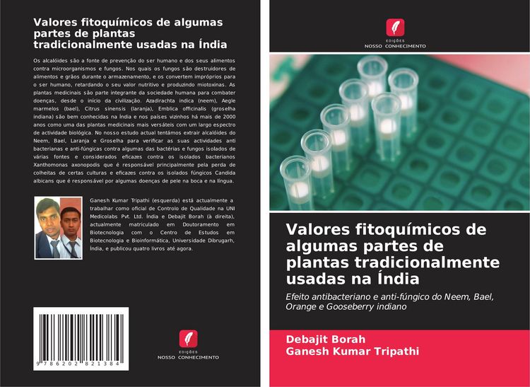 Produktbild: Valores fitoqu&iacute;micos de algumas partes de plantas tradicionalmente usadas na &Iacute;ndia