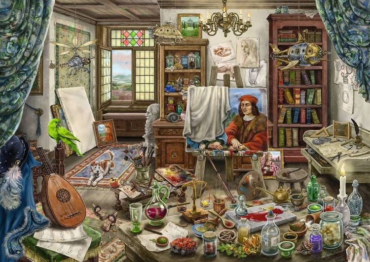 Produktbild: EXIT Puzzle Ravensburger Das K&uuml;nstleratelier 759 Teile