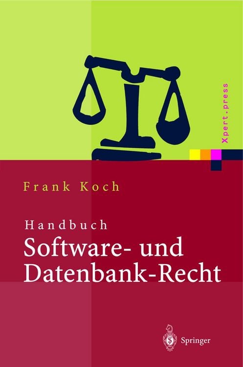 Produktbild: Handbuch Software- und Datenbank-Recht