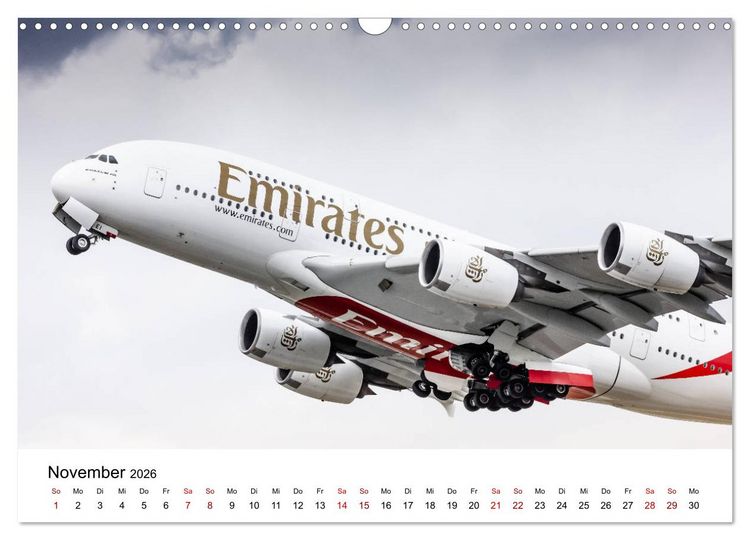 Produktbild: Planespotting am Flughafen M&uuml;nchen (Wandkalender 2026 DIN A3 quer), CALVENDO Monatskalender