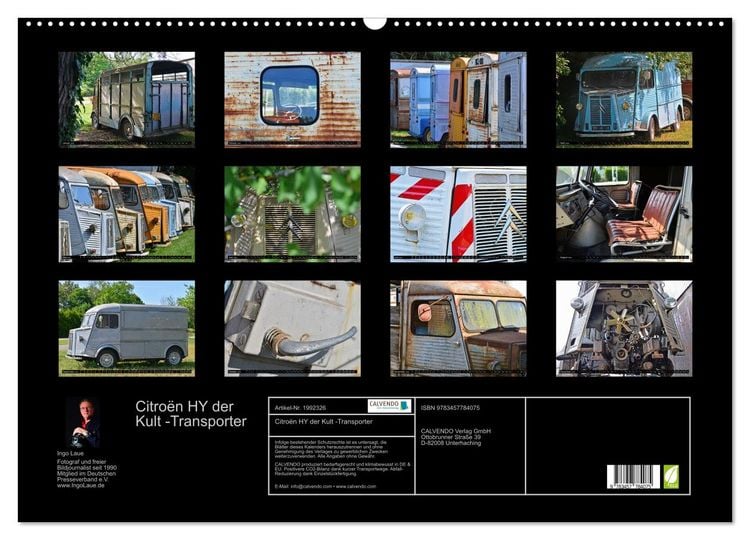 Produktbild: Citro&euml;n HY der Kult -Transporter (Wandkalender 2026 DIN A2 quer), CALVENDO Monatskalender