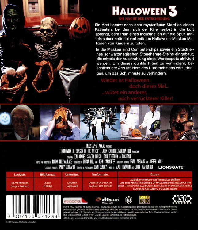 Produktbild: Halloween 3 - Uncut
