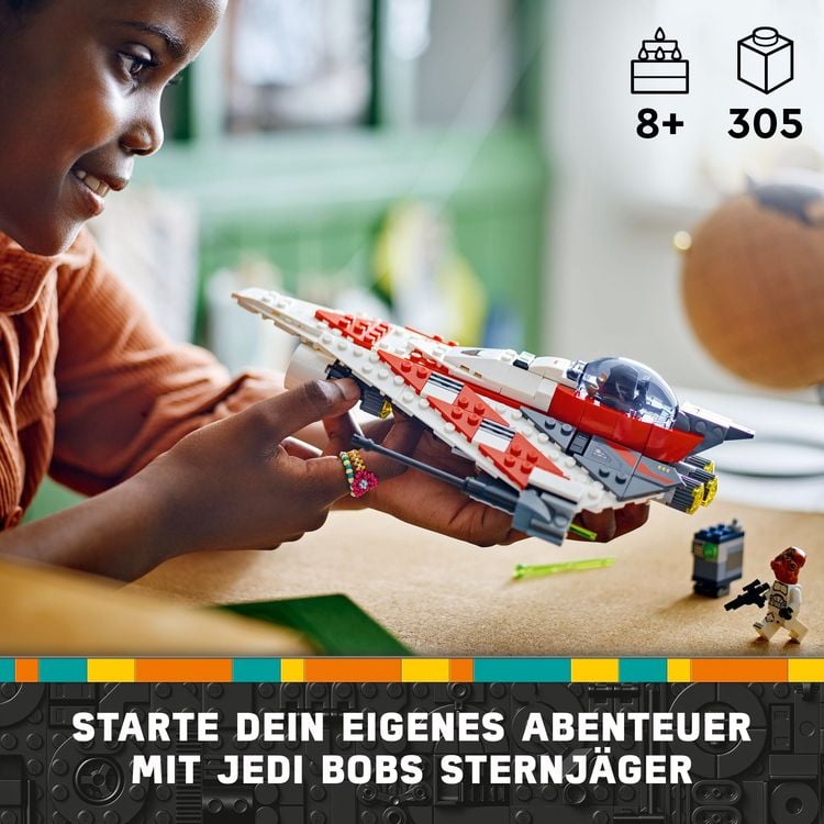 Produktbild: LEGO Star Wars Jedi Bobs Sternjäger, Bauspielzeug, Sternenschiff 75388