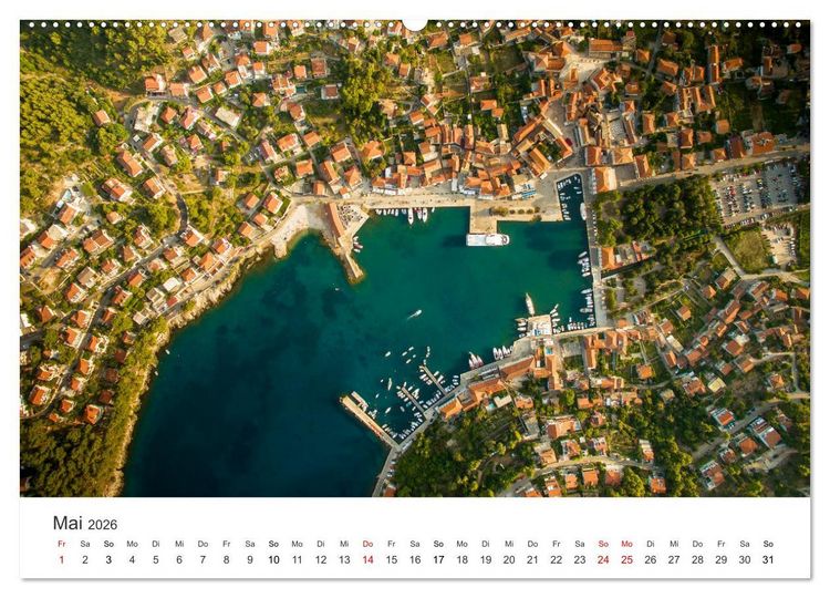 Produktbild: Malerisches Kroatien (Wandkalender 2026 DIN A2 quer), CALVENDO Monatskalender