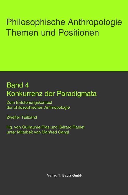 Produktbild: Konkurrenz der Paradigmata.