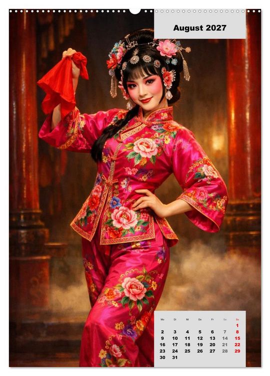 Produktbild: Masken und Magie &ndash; Die Gesichter der Peking-Oper (Wandkalender 2027 DIN A2 hoch), CALVENDO Monatskalender