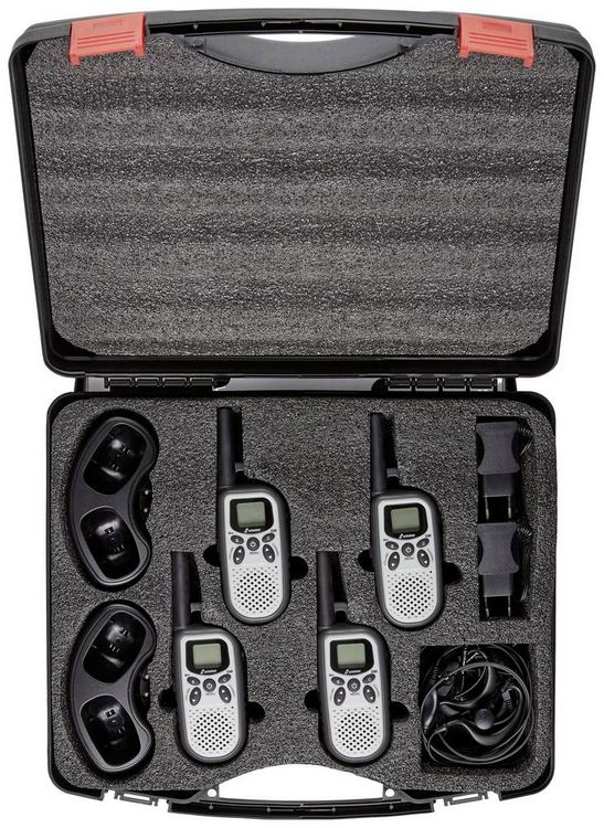 Produktbild: Stabo Freecomm 400 II 20444 PMR-Funkger&auml;t 4er Set