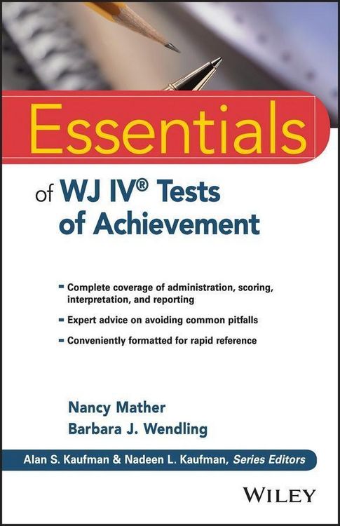 Produktbild: Essentials of WJ IV Tests of Achievement