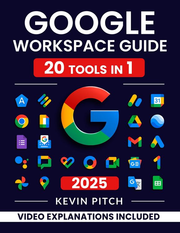 Produktbild: Google Workspace Guide: Unlock Every Google App - Elevate Efficiency with Exclusive Tips, Time-Savers & Step-by-Step Screenshots for Quick Mastery