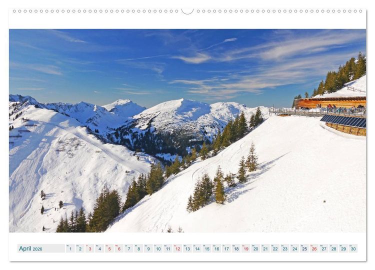 Produktbild: Oberstdorf. Atemberaubende Ansichten aus den Allg&auml;uer Alpen (hochwertiger Premium Wandkalender 2026 DIN A2 quer), Kunstdruck in Hochglanz