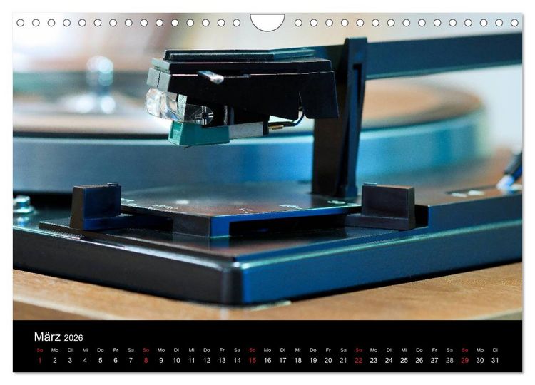 Produktbild: Vintage Turntables Made In Schwarzwald (Wandkalender 2026 DIN A4 quer), CALVENDO Monatskalender
