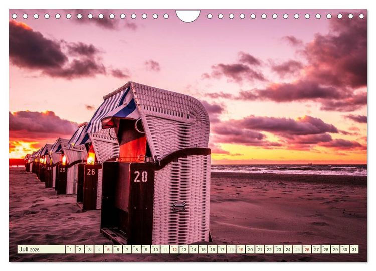 Produktbild: Ostsee - Impressionen (Wandkalender 2026 DIN A4 quer), CALVENDO Monatskalender