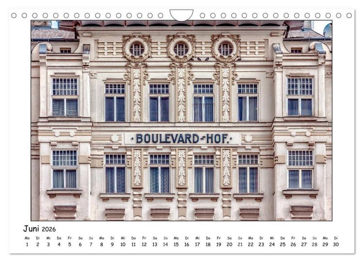 Produktbild: Wiener Jugendstil-Fassaden (Wandkalender 2026 DIN A4 quer), CALVENDO Monatskalender